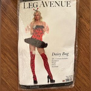 Leg Avenue Red and Black Ladybug Costume